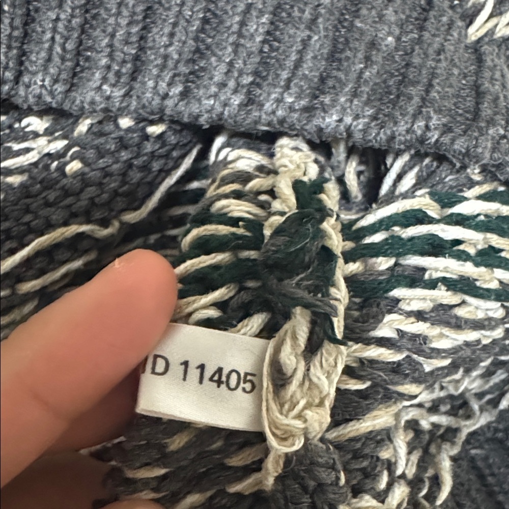 Y2K Abercrombie & Fitch vintage “the big sweater”Crewneck Sweater L / Hong Kong - Picture 10 of 10